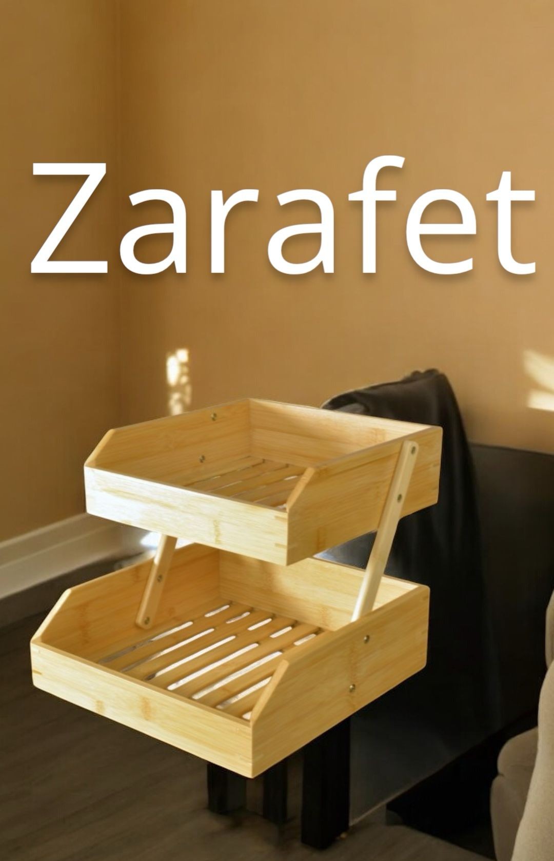 Bambu 2 katlı meyvelik - bambu katlı sunumluk Bambu 2 katlı meyvelik - bambu katlı sunumluk