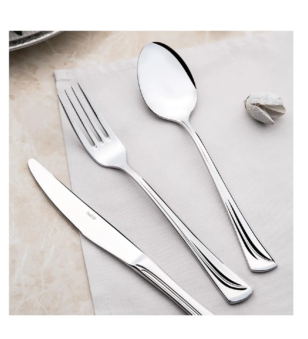 Nehir maksi pasta bıçak - pasta tatlı bıçağı 12 li