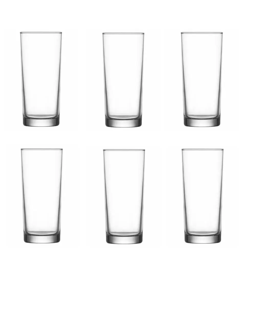 Lav ince taban limonata bardak - 6 lı rakı bardağı