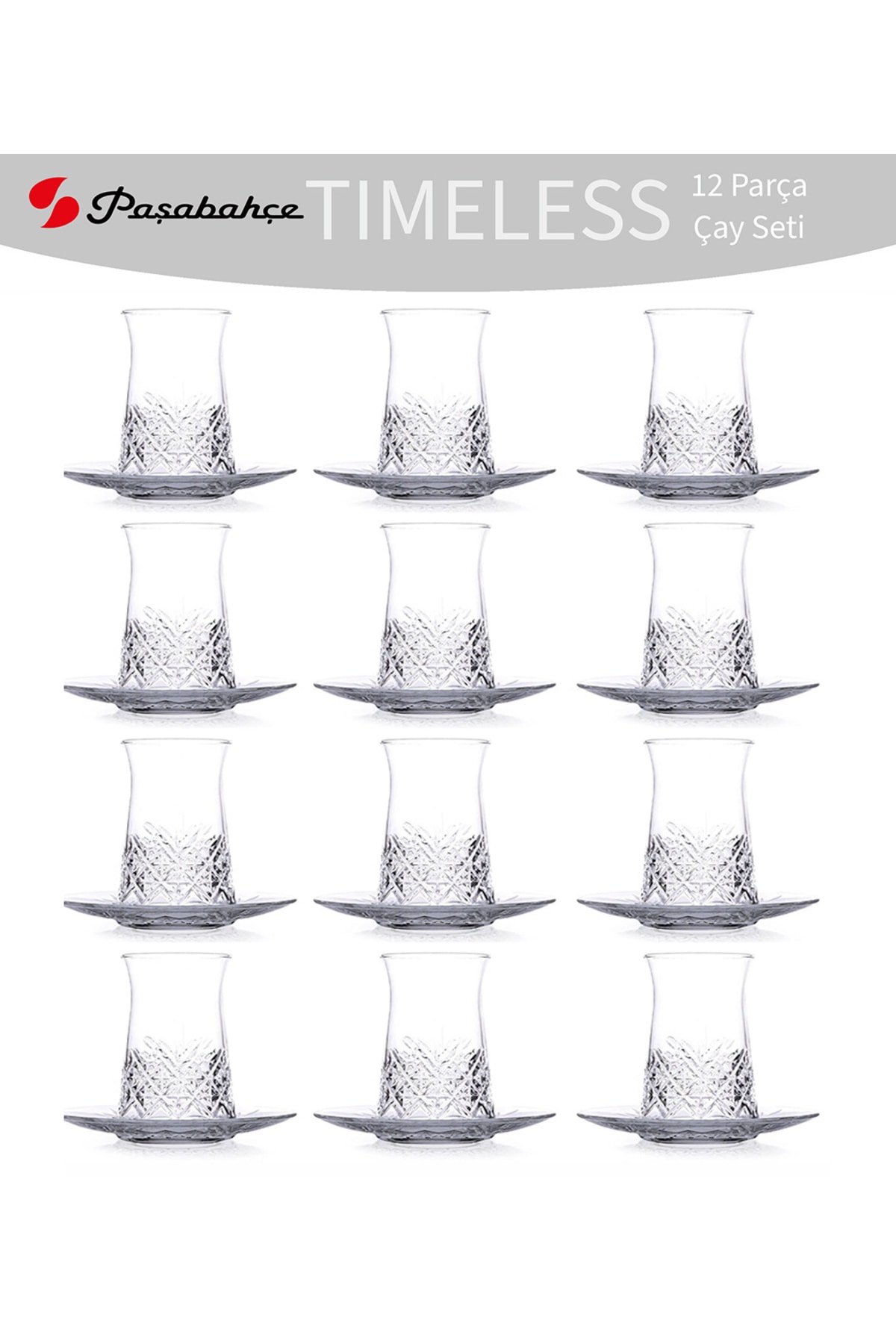 Paşabahçe timeless çay bardağı takımı- 24 parça çay bardağı tabağı seti 96991 12 kişilik Paşabahçe timeless çay bardağı takımı- 24 parça çay bardağı tabağı seti 96991 12 kişilik