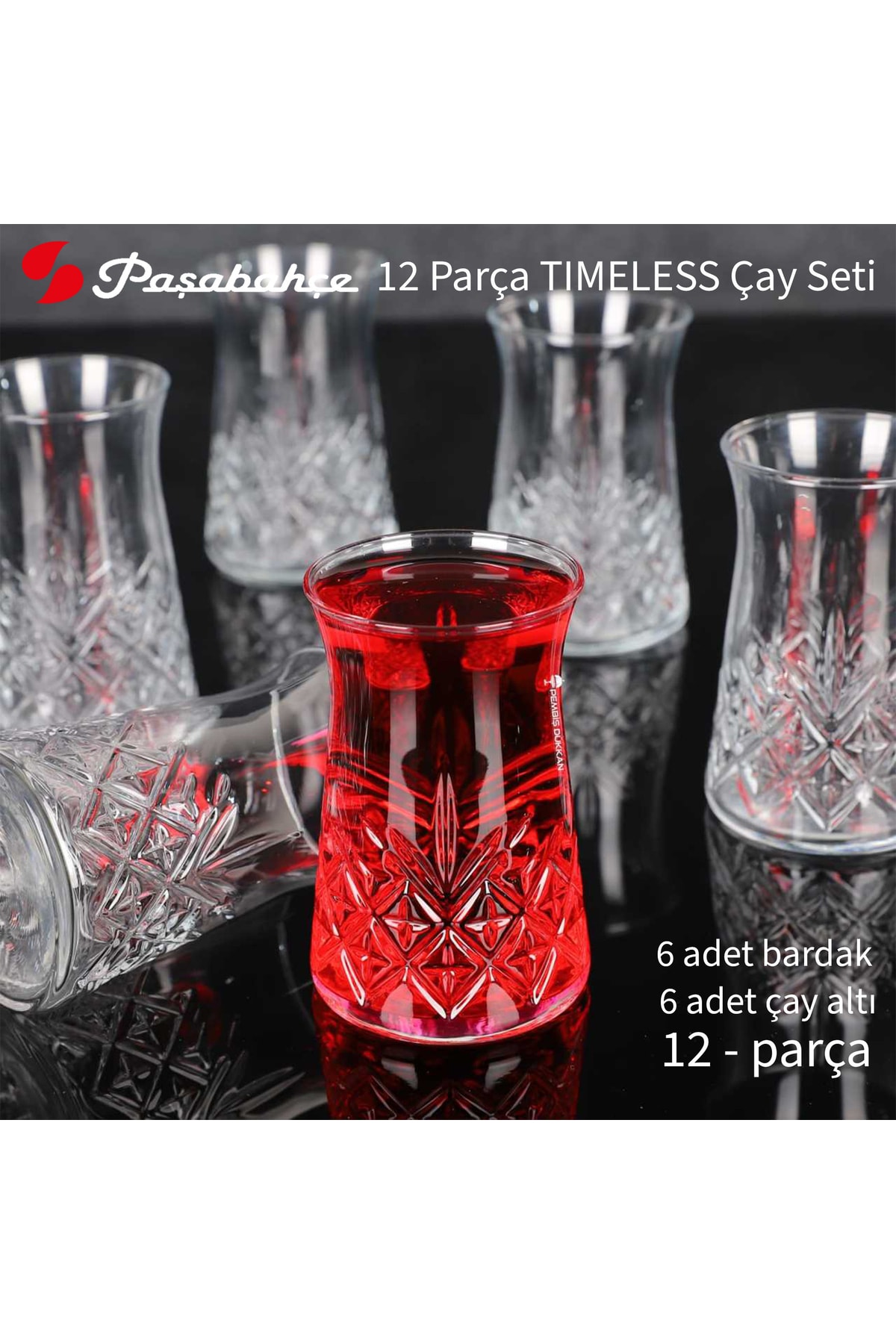Paşabahçe timeless çay bardağı takımı- 24 parça çay bardağı tabağı seti 96991 12 kişilik Paşabahçe timeless çay bardağı takımı- 24 parça çay bardağı tabağı seti 96991 12 kişilik